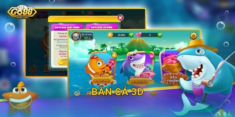 Bắn Cá 3D Go88 SH – Đồ Họa Sống Động Như Thật, Thưởng Thức Đại Dương Trong Lòng Bàn Tay 7 Bắn Cá 3D Go88 SH – Đồ Họa Sống Động Như Thật, Thưởng Thức Đại Dương Trong Lòng Bàn Tay